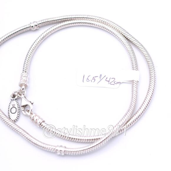 Authentic Pandora Sterling Necklace with Lobster Clasp - 590700-HV-N - Picture 11 of 11